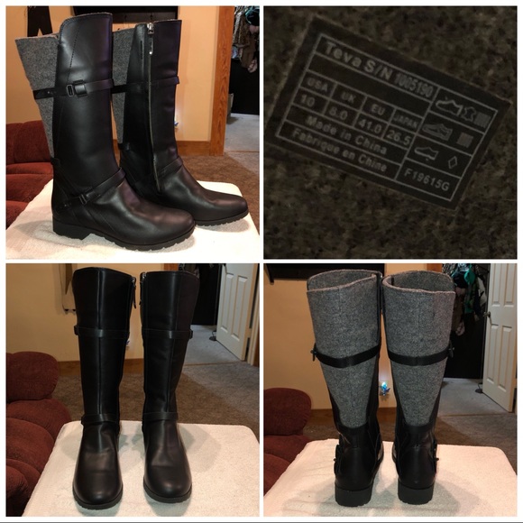 teva knee high boots